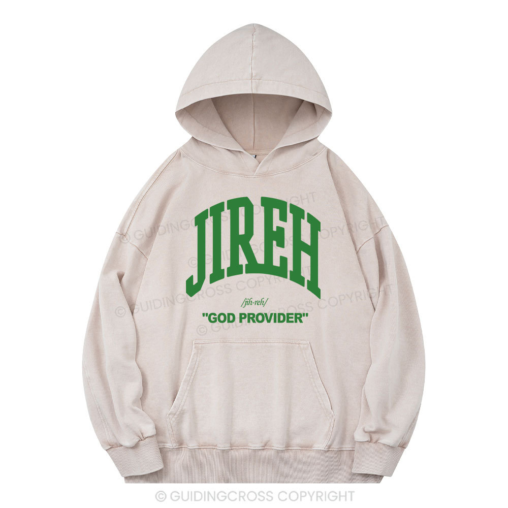 Jireh Christian Washed Hoodie 