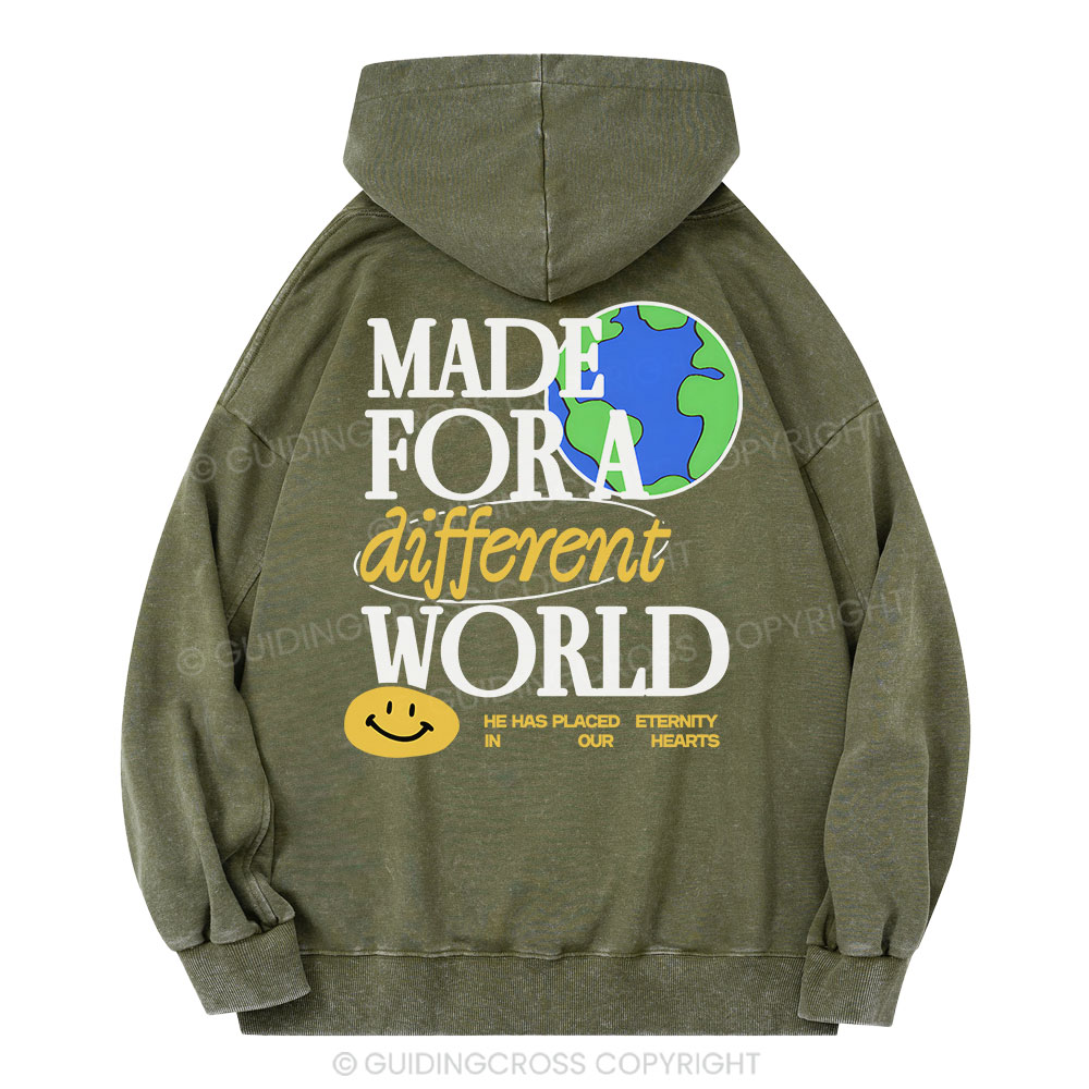 Made For Diffrent World Christian Washed Hoodie