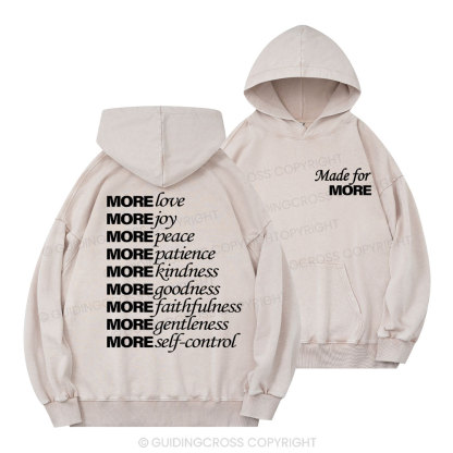 Made For More Christian Washed Hoodie