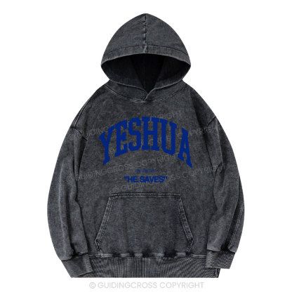 yeshua Christian Washed Hoodie