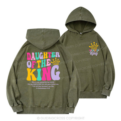 Daughter Of The King Christian Washed Hoodie