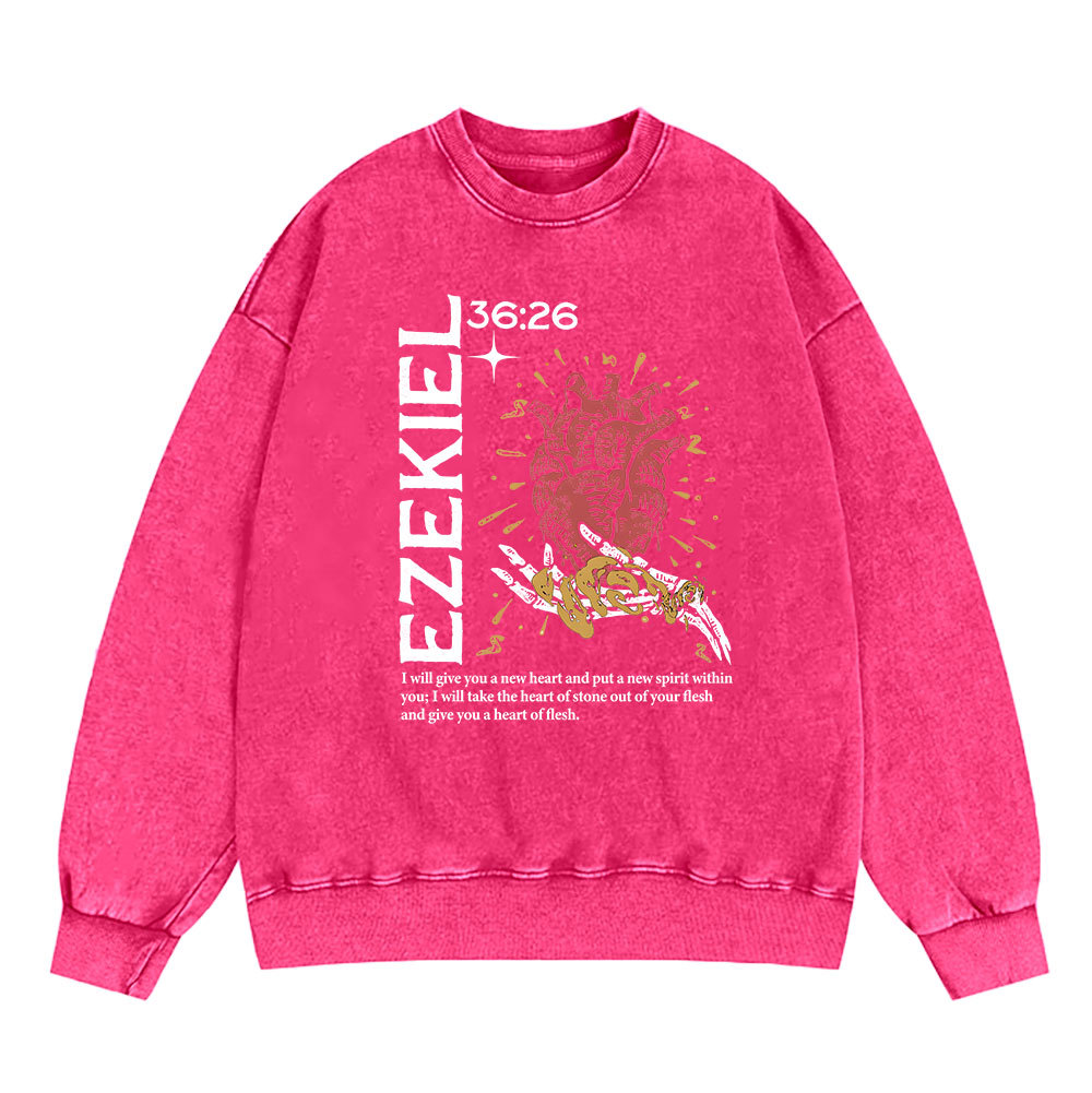 Jesus Did It Christian Washed Sweatshirt Sale - GuidingCross