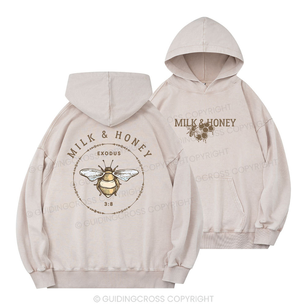 Milk And Honey Christian Washed Hoodie