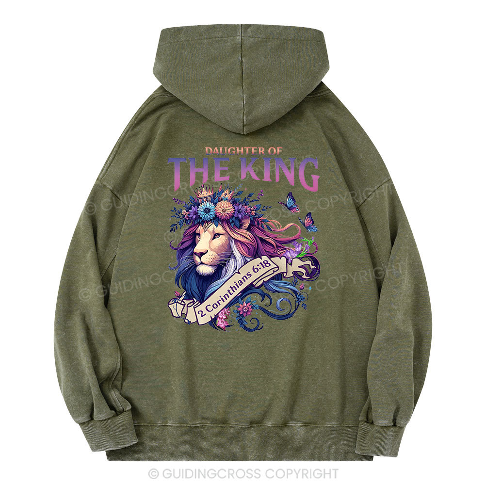 Daughter Of The King Christian Washed Hoodie