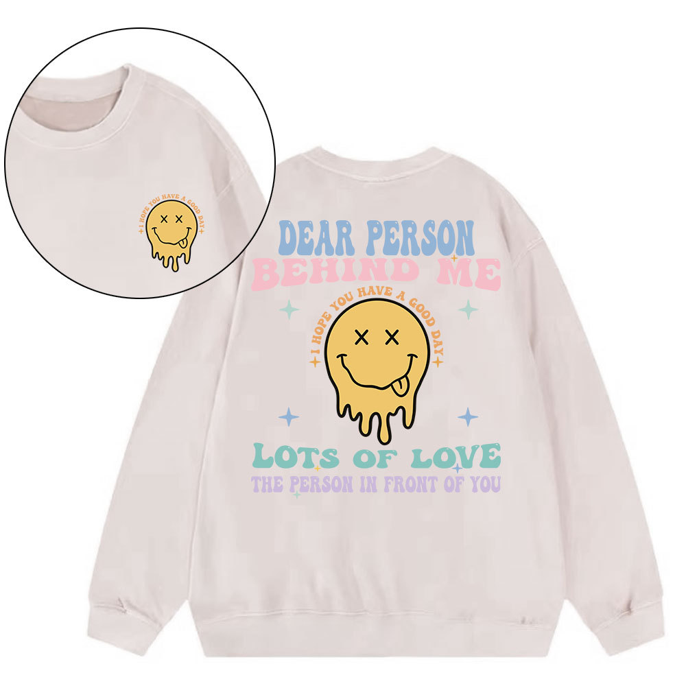 Dear Person Behind Me Christian Washed Sweatshirt