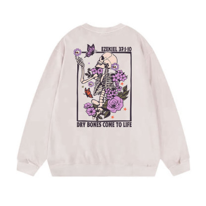 Dry Bones Come To Life Christian Washed Sweatshirt Sale - GuidingCross