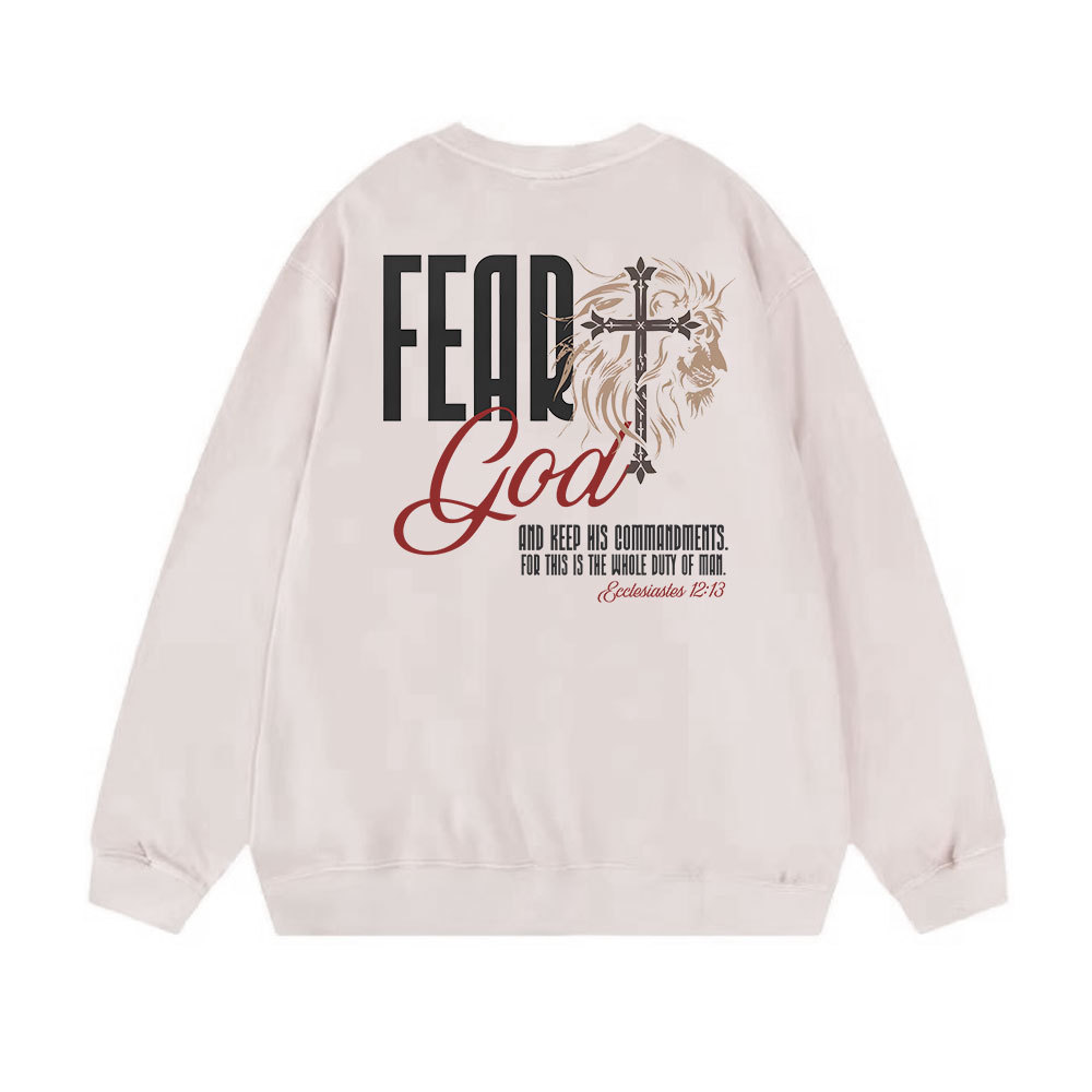 Fead God Christian Washed Sweatshirt
