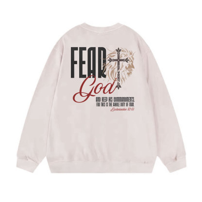 Fead God Christian Washed Sweatshirt
