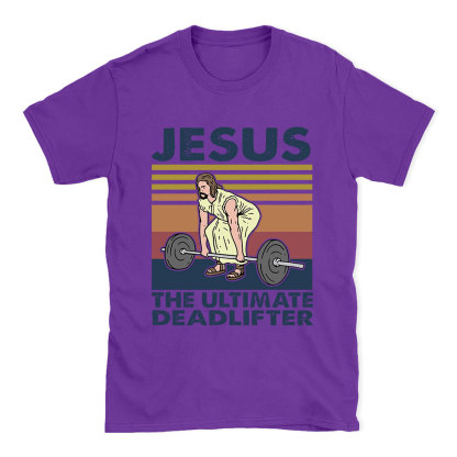 Jesus The Ultimate Deadlifter Vintage T-Shirt