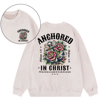 Anchored Christian Washed Sweatshirt