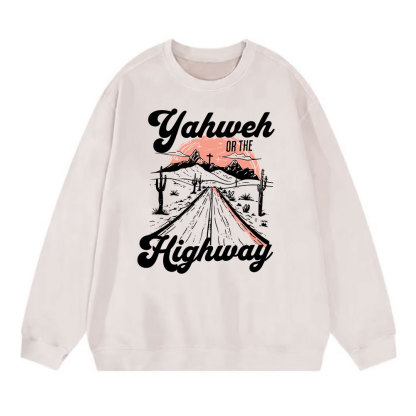 Yahweh Christian Washed Sweatshirt