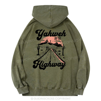 Yahweh Christian Washed Hoodie