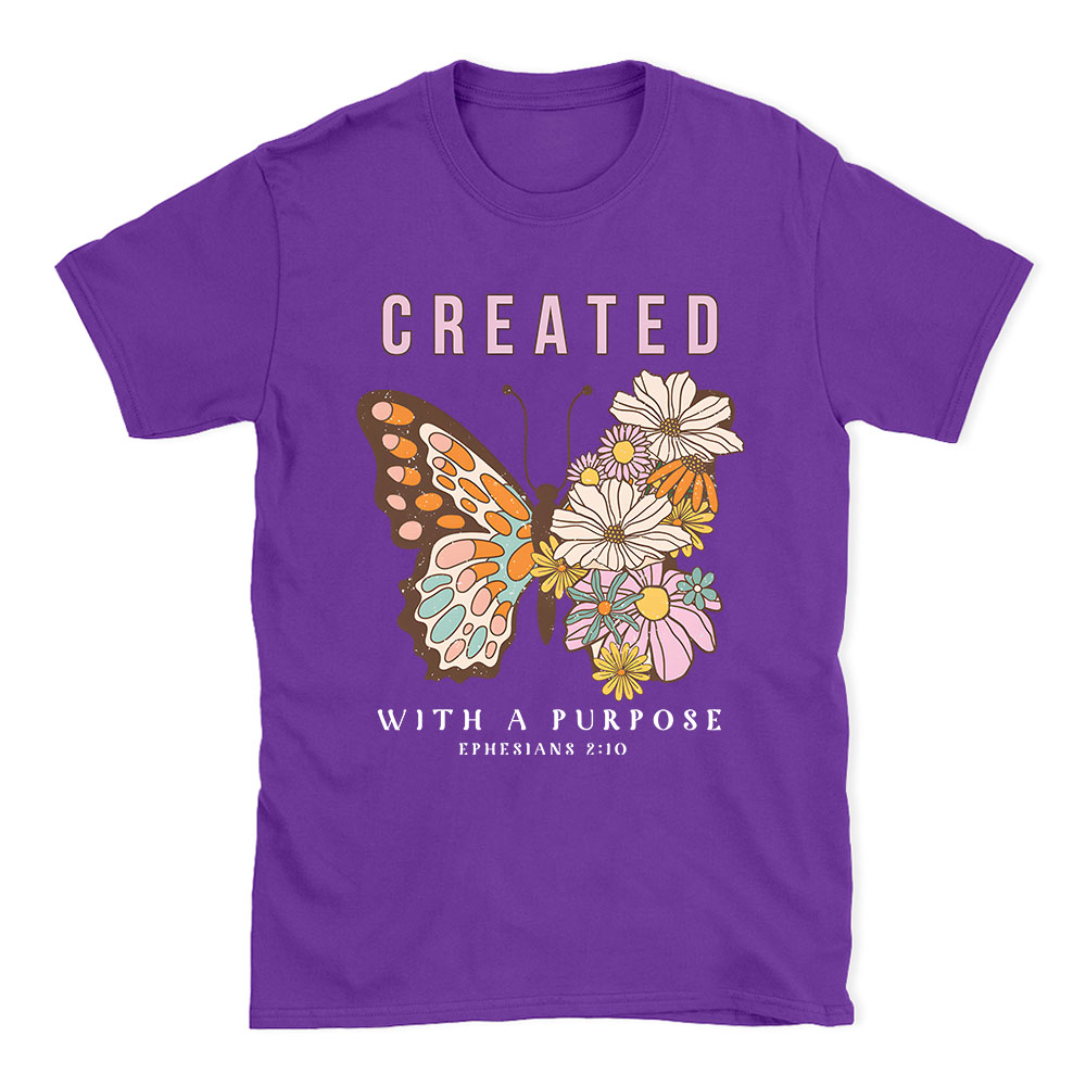 Created With Purpose Christian T-Shirt