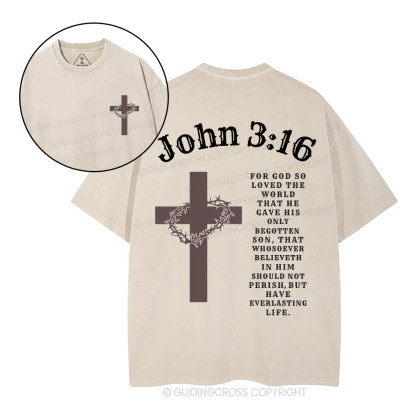 Faith Apparel Christian Washed T-Shirt