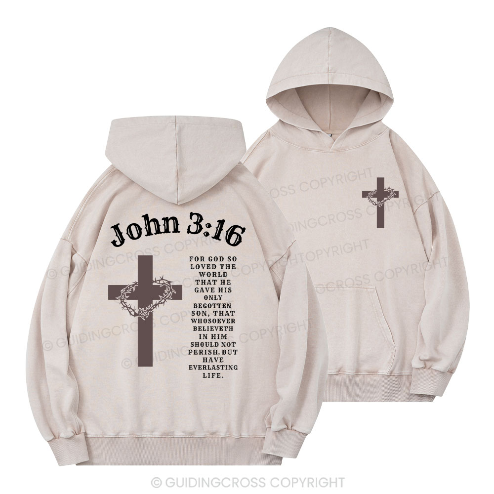 Faith Apparel Christian Washed Hoodie
