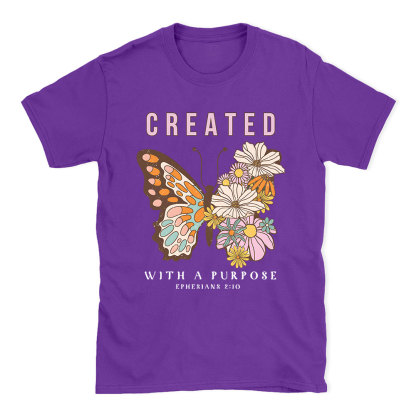 Created With Purpose Christian T-Shirt