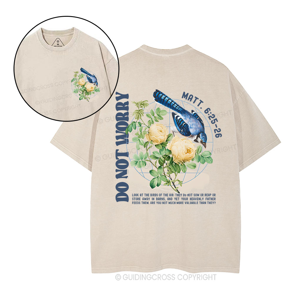 Do Not Worry Christian Washed T-Shirt