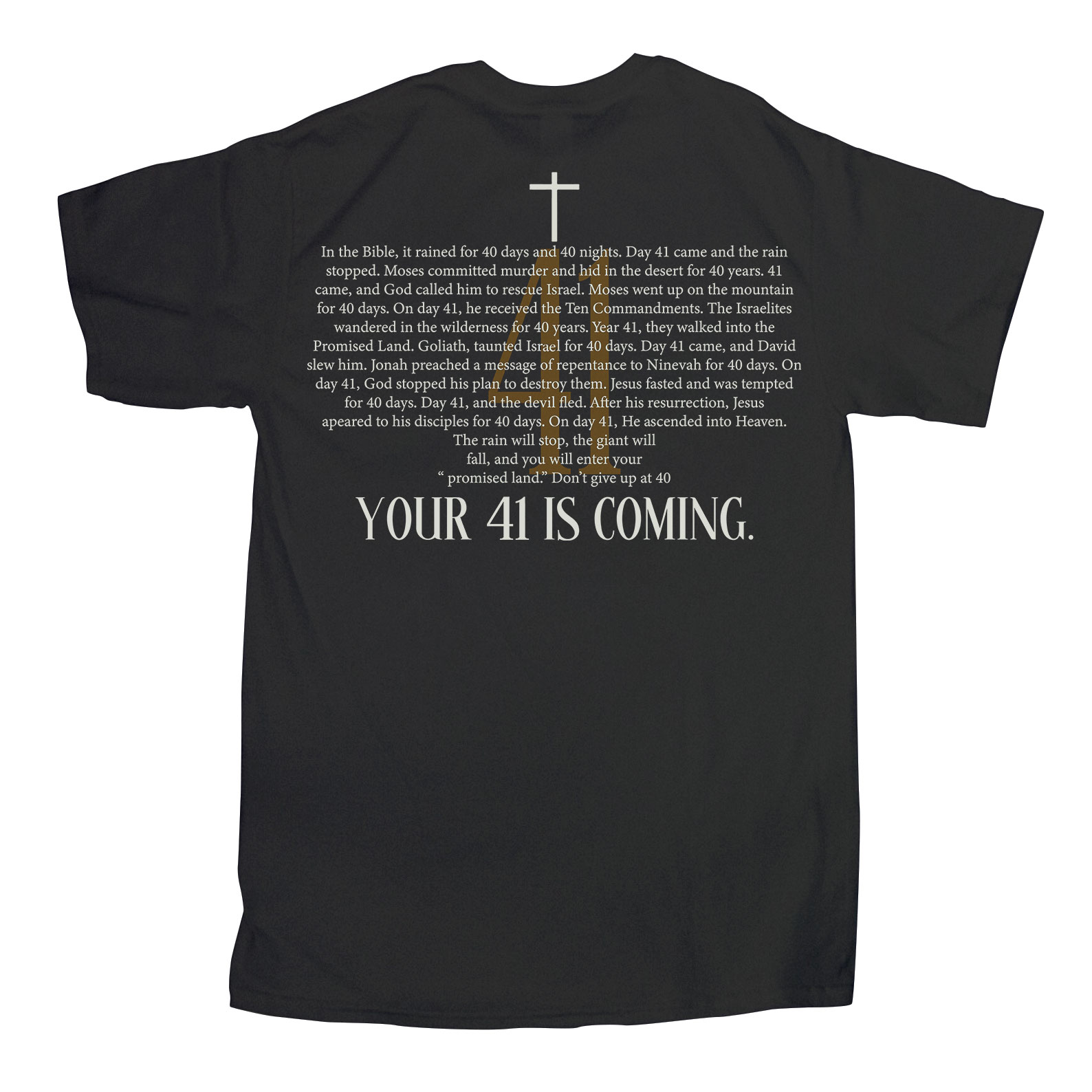 Your 41 Is Coming Christian T-Shirt