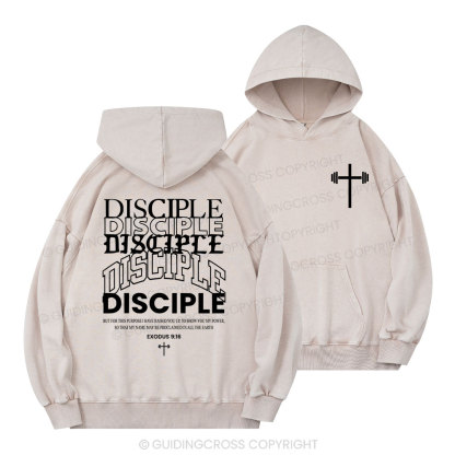 Discipple Christian Washed Hoodie