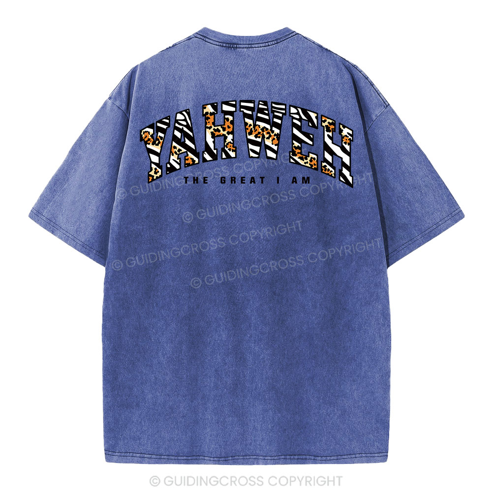 Yahweh Christian Washed T-Shirt