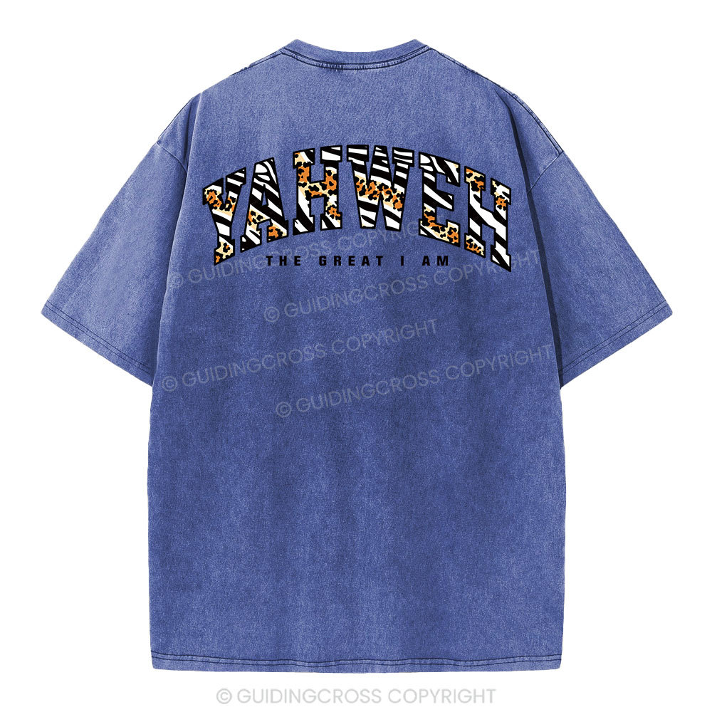 Yahweh Christian Washed T-Shirt