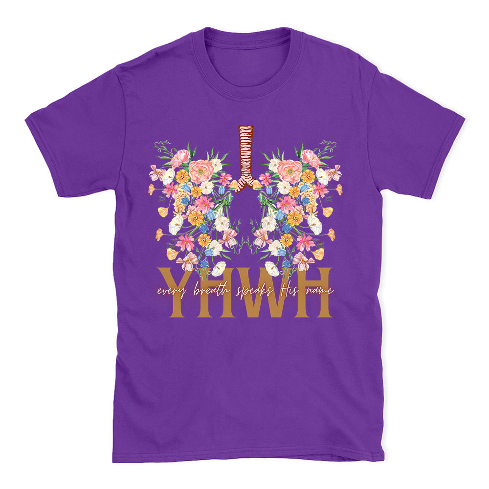 YHWH Floral Christian T-Shirt