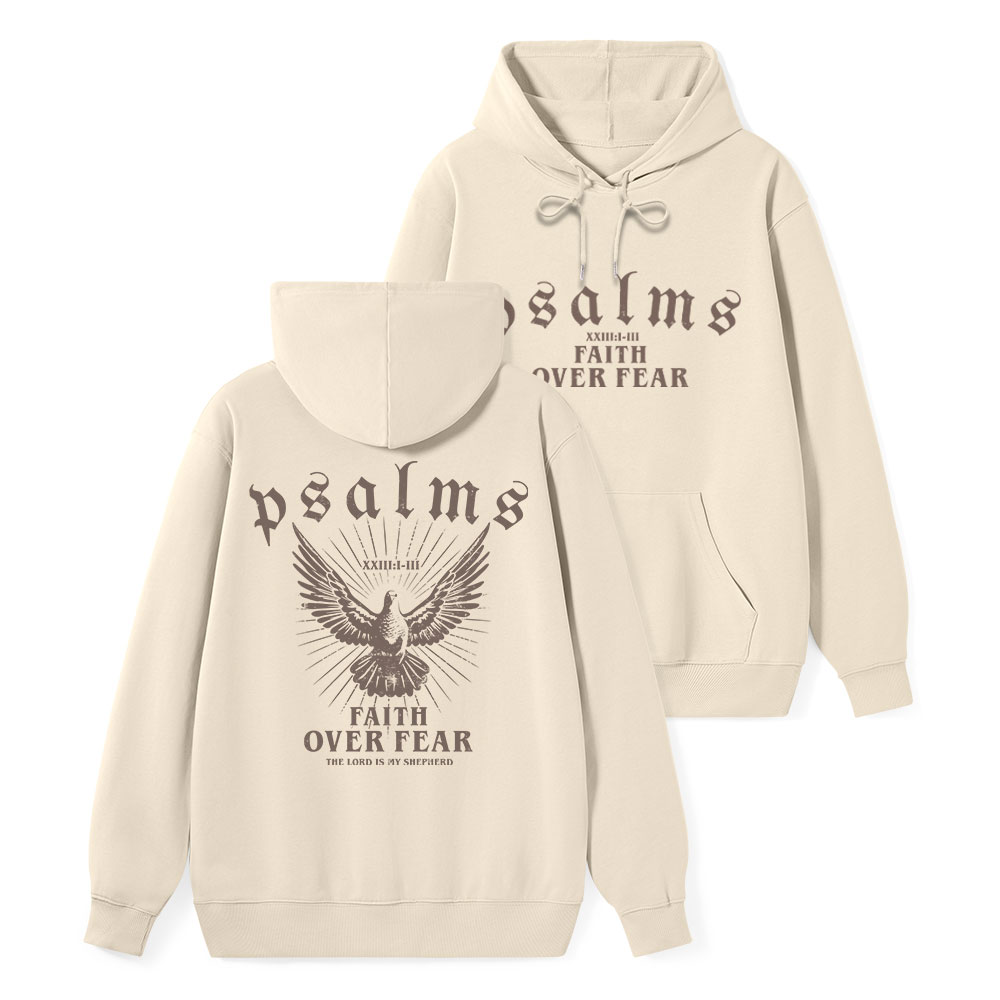 Faith Over Fear Classic Christian Hoodie