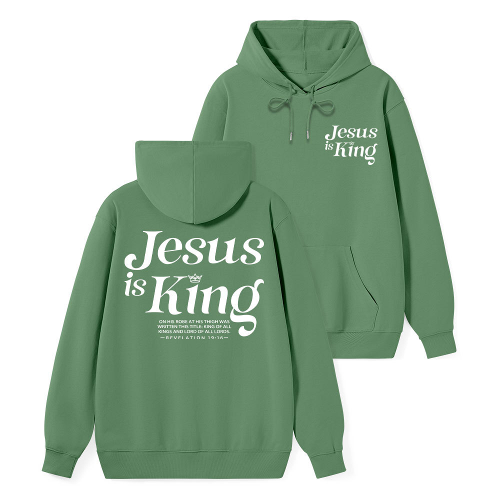 Jesus Is King Classic Christian Hoodie