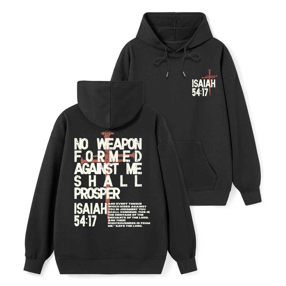 No Weapon Classic Christian Hoodie