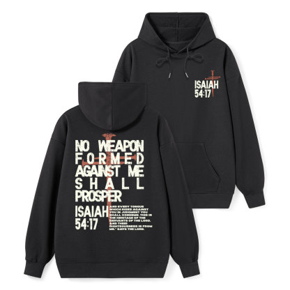 No Weapon Classic Christian Hoodie