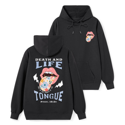 Death And Life Tongue Classic Christian Hoodie