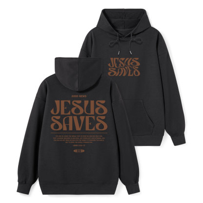 Jesus Saves Classic Christian Hoodie