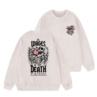 The Waves Of Sin Christian Washed Sweatshirt