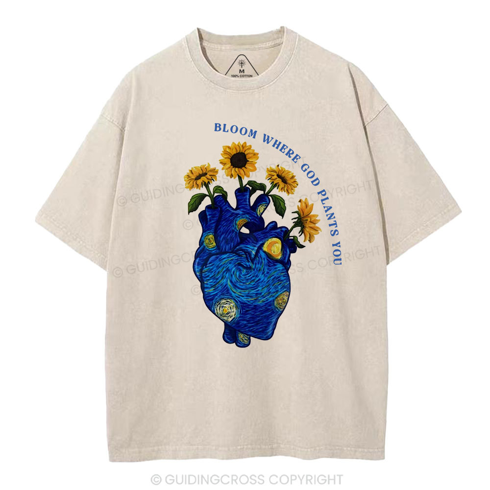 Yahweh Christian Washed T-Shirt Sale - GuidingCross