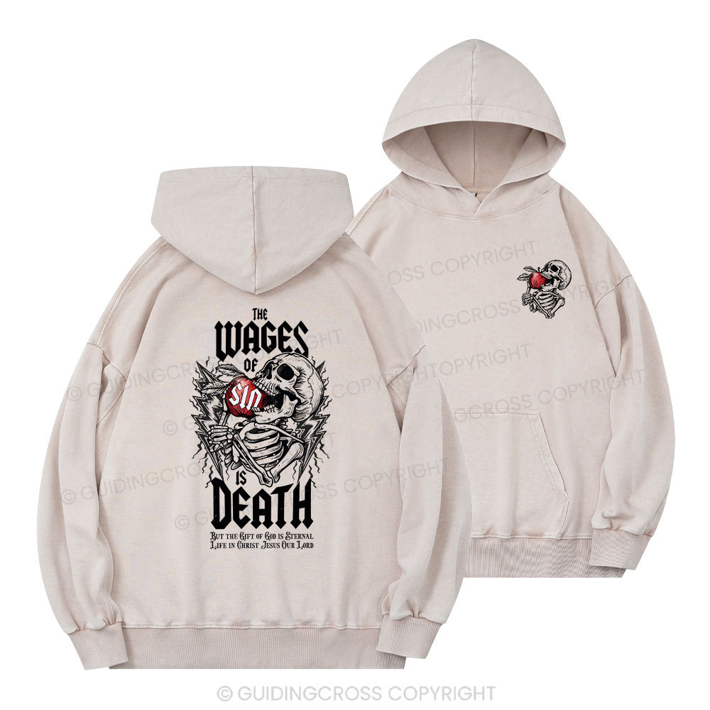 The Waves Of Sin Christian Washed Hoodie