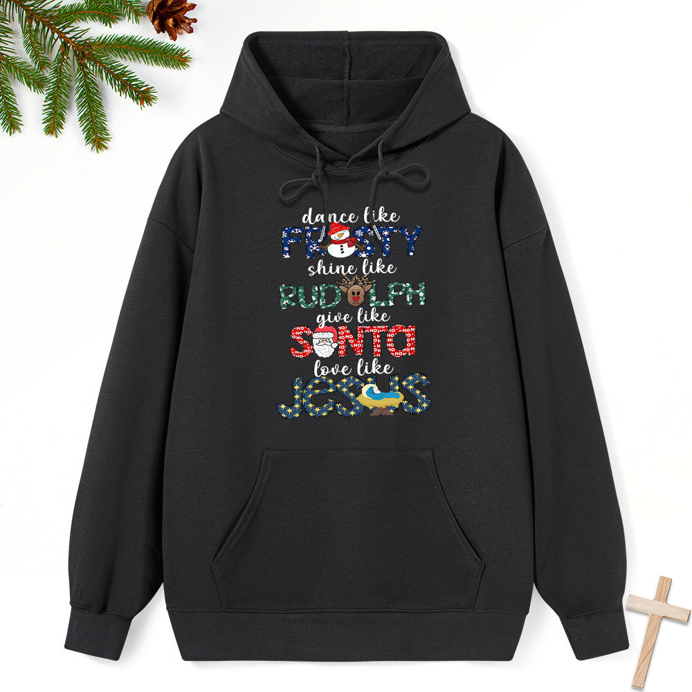 Dance Like Frosty Classic Christian Hoodie