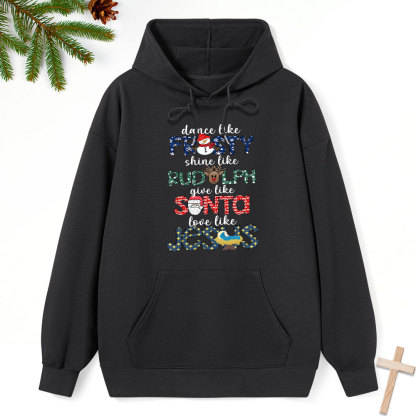 Dance Like Frosty Classic Christian Hoodie