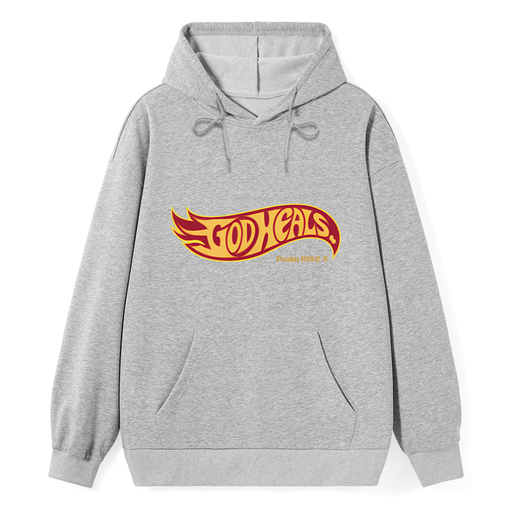 God Heals Classic Christian Hoodie