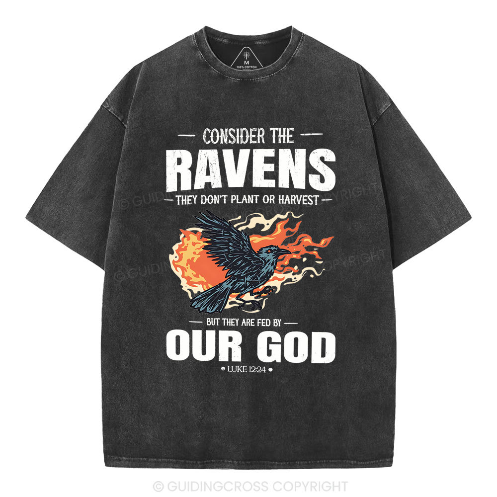 Consider The Ravens Christian Washed T-Shirt