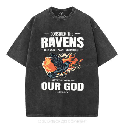Consider The Ravens Christian Washed T-Shirt