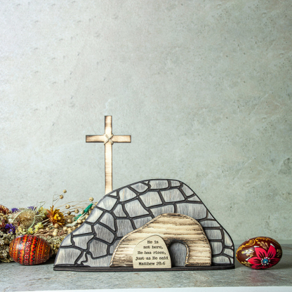 Easter Empty Tomb Wooden Decoration