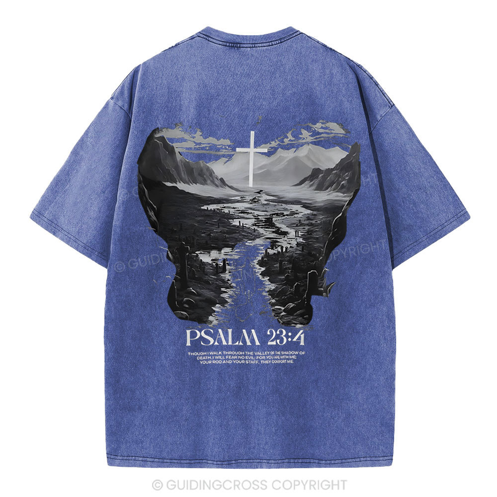 Fear No Evil  Christian Washed T-Shirt