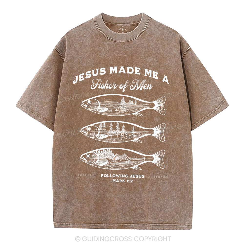 Fisher Of Men Christian Washed T-Shirt