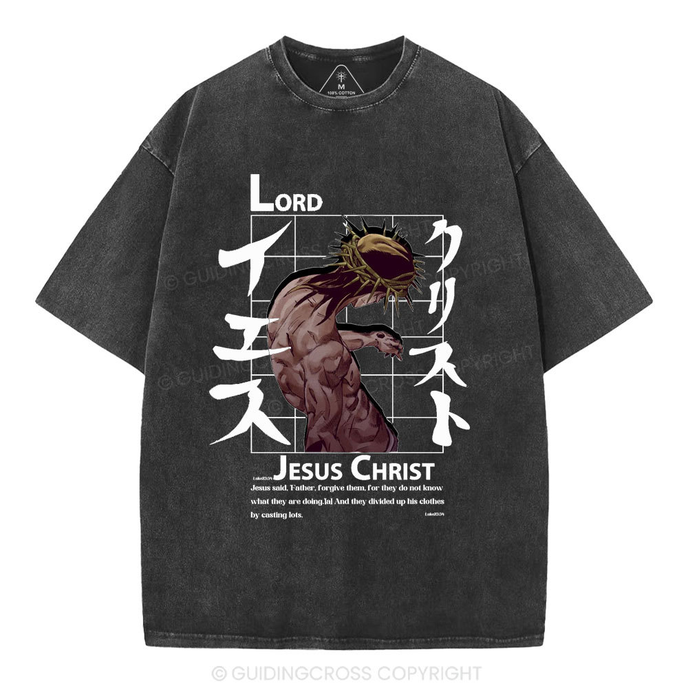 Jesus Christ Christian Washed T-Shirt