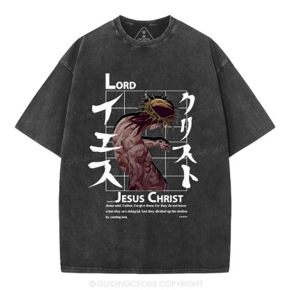 Jesus Christ Christian Washed T-Shirt
