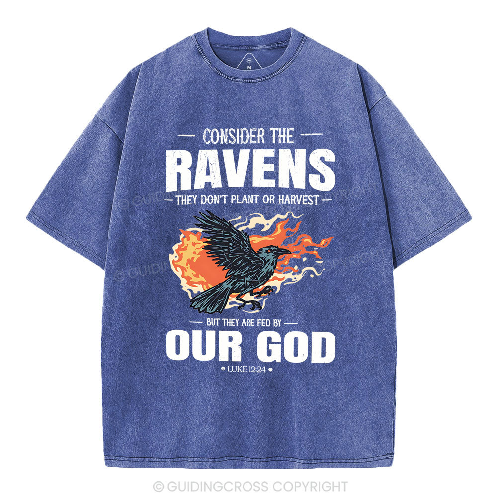 Consider The Ravens Christian Washed T-Shirt