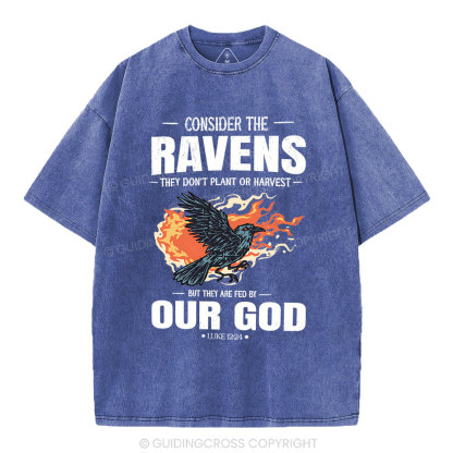 Consider The Ravens Christian Washed T-Shirt