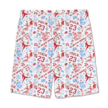 The Lord Is My Shepherd PSALM Christian Hawaiian Shirt