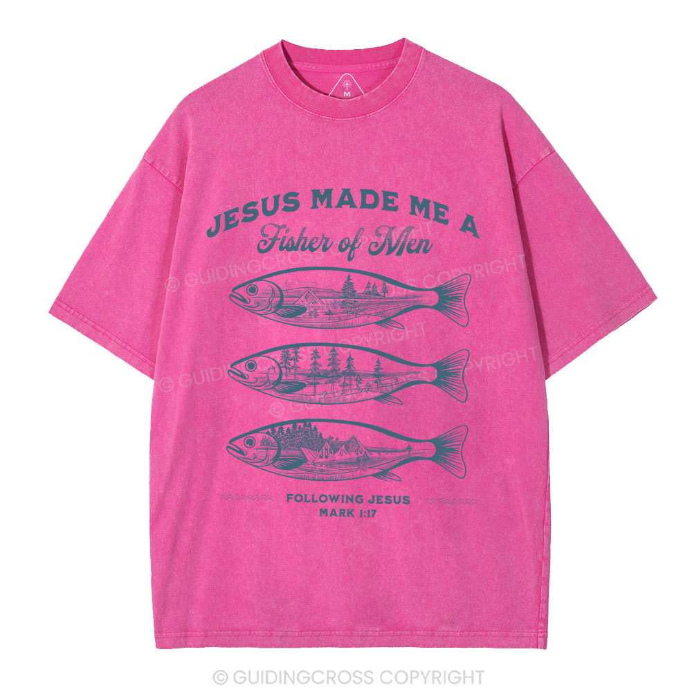 Fisher Of Men Christian Washed T-Shirt