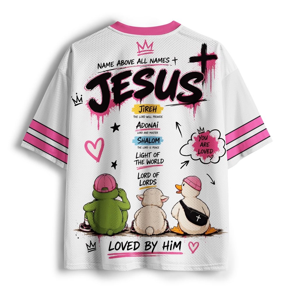 Name Of Jesus Christian Mesh Jersey  